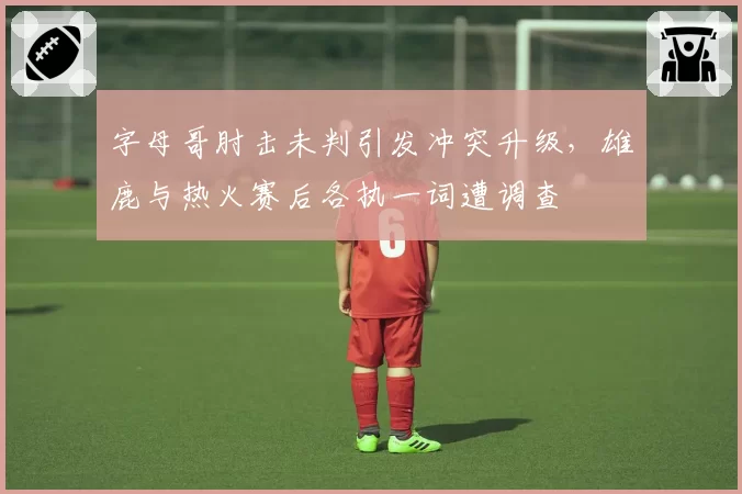 字母哥肘击未判引发冲突升级，雄鹿与热火赛后各执一词遭调查